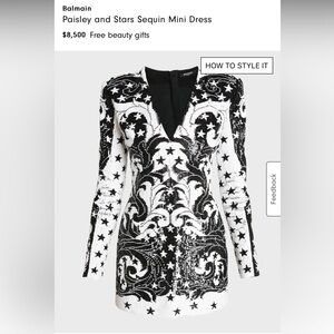 Balmain mini dress